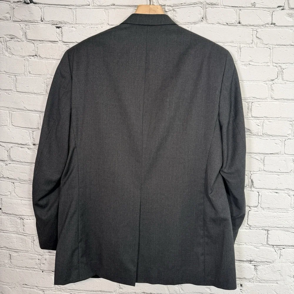 Vintage Lauren Ralph Lauren Blazer Sport Coat 42R Gray Wool Canada Lord & Taylor
